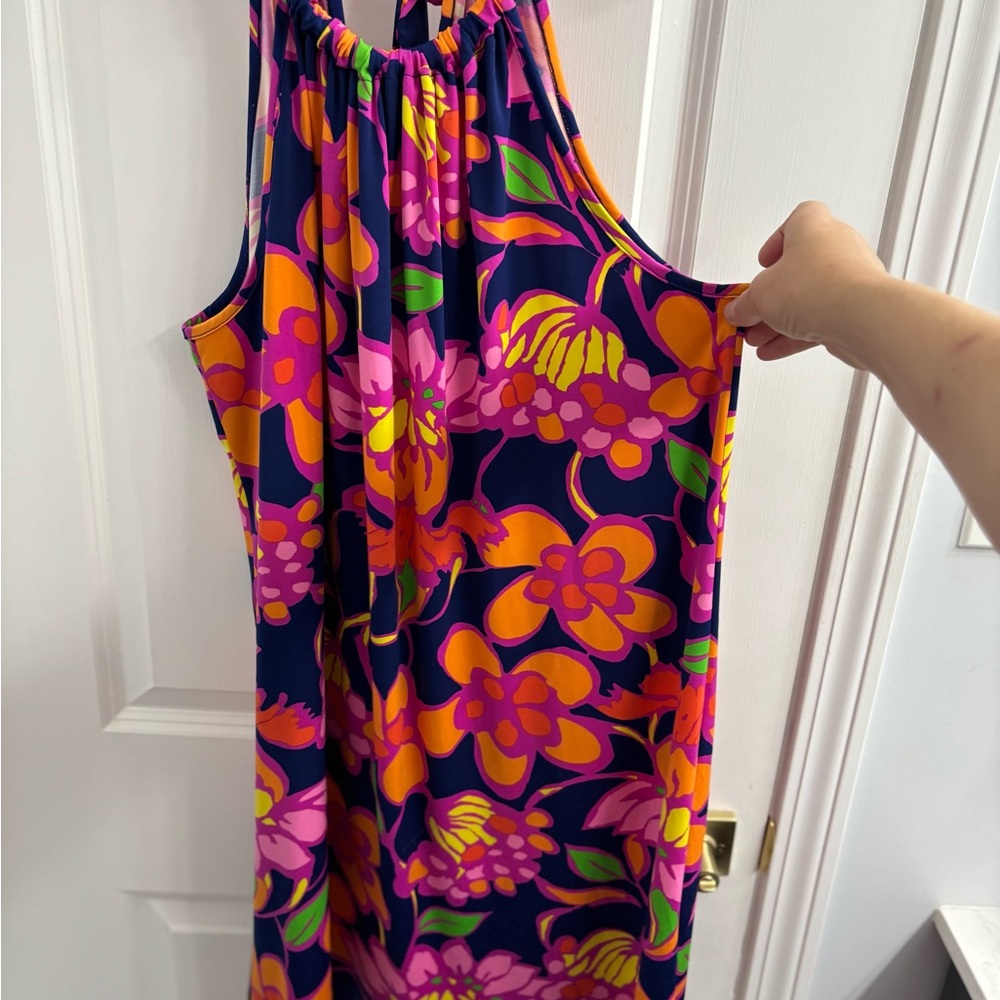 Trina Turk floral dress, XL - Picture 2 of 6